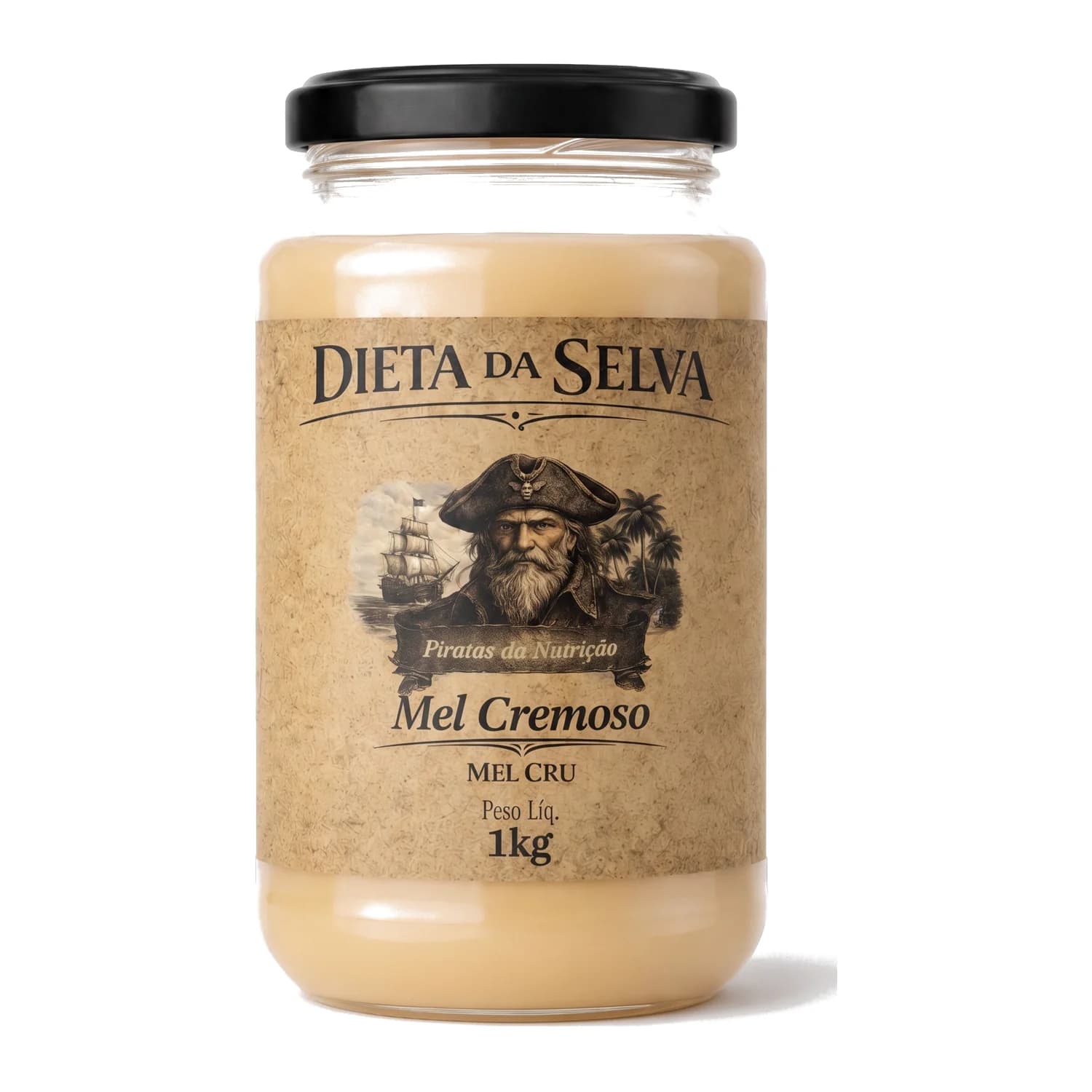Mel Cremoso 1 kg — mel cru da Dieta da Selva